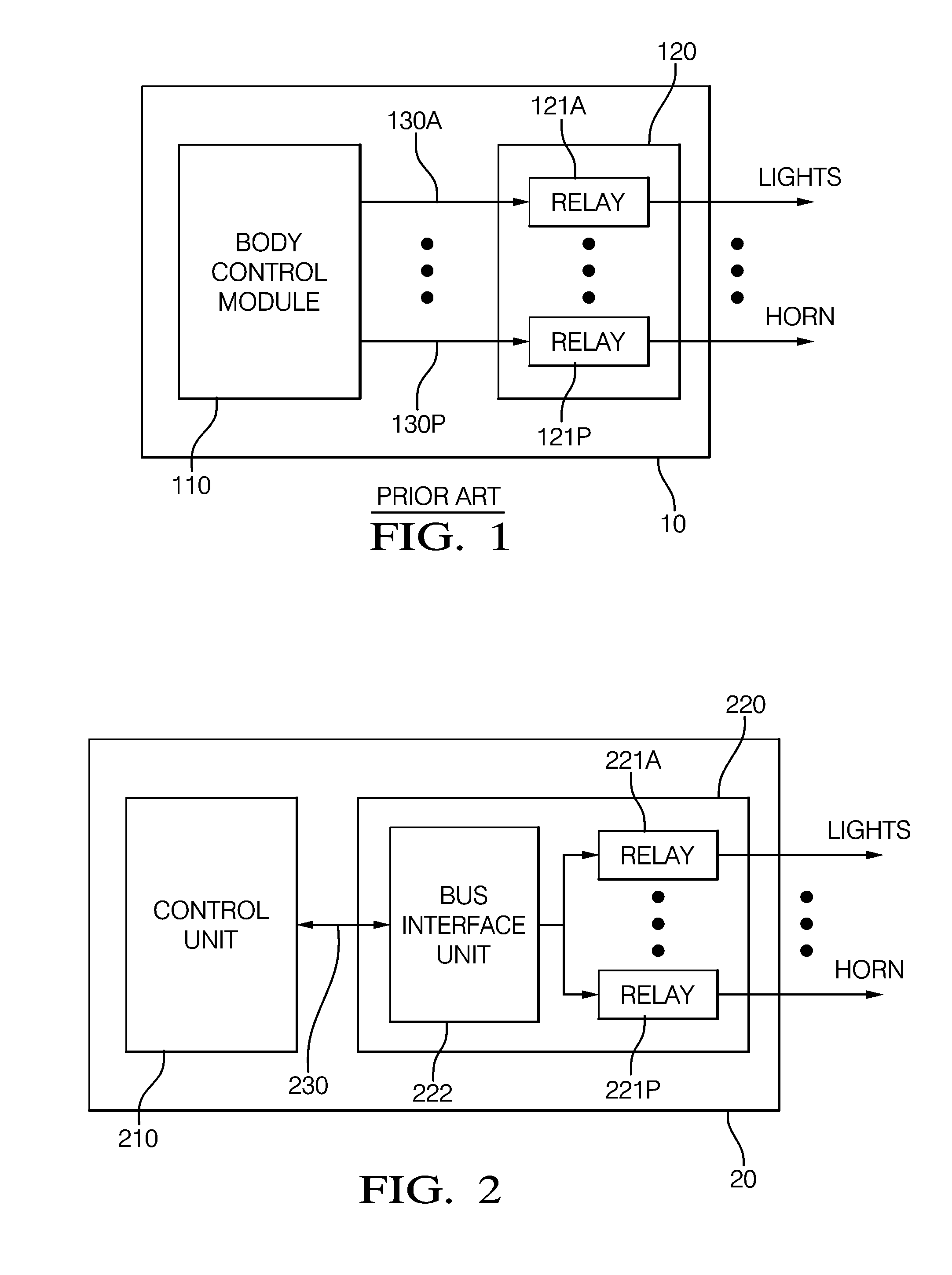 Electrical and electronic system having an electrical center for a vehicle