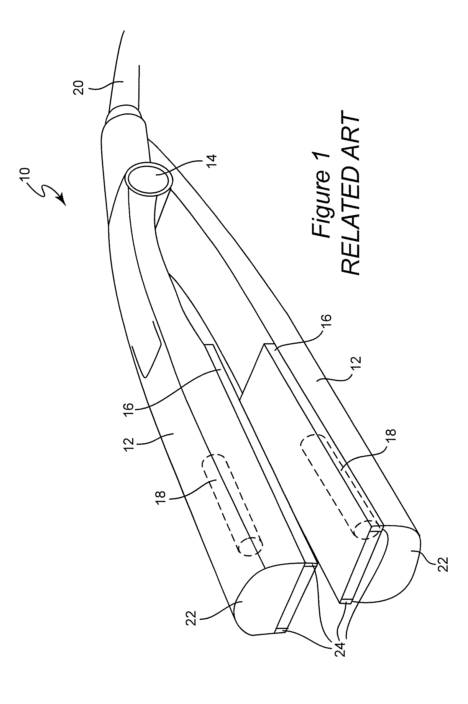 Hair treatment tool including flat iron