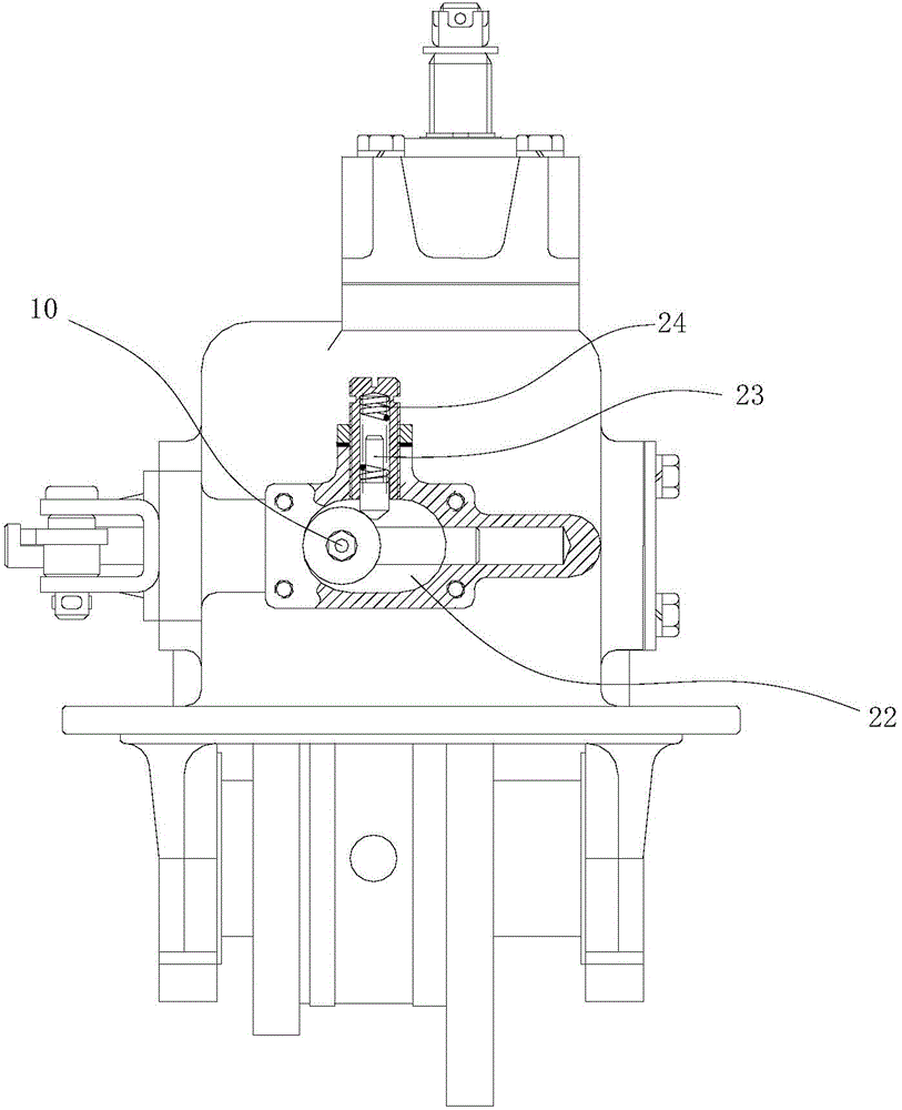 Two-stage speed changing main reducer assembly for vehicle