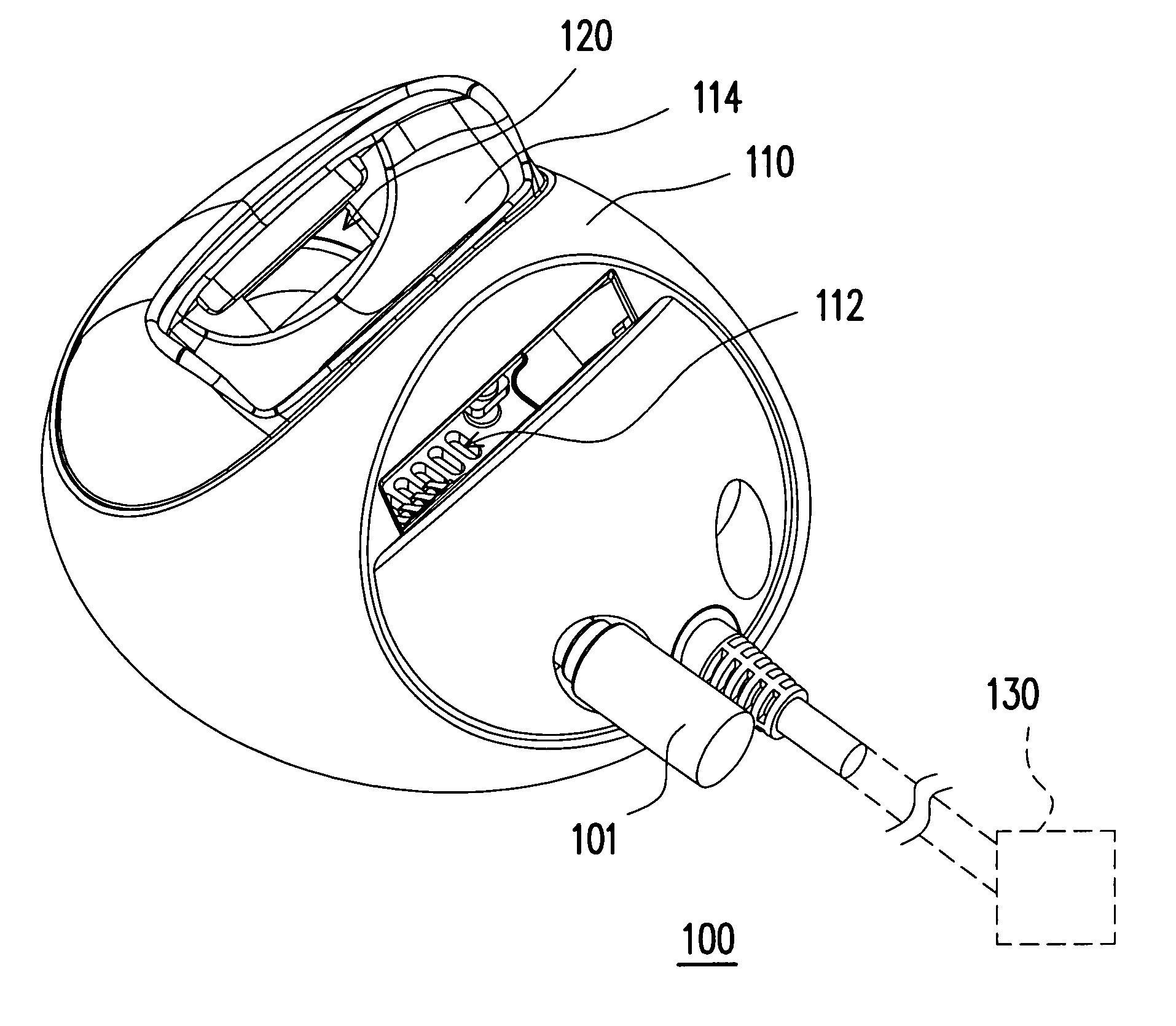 Handheld electronic device cradle with enhanced heat-dissipating capability