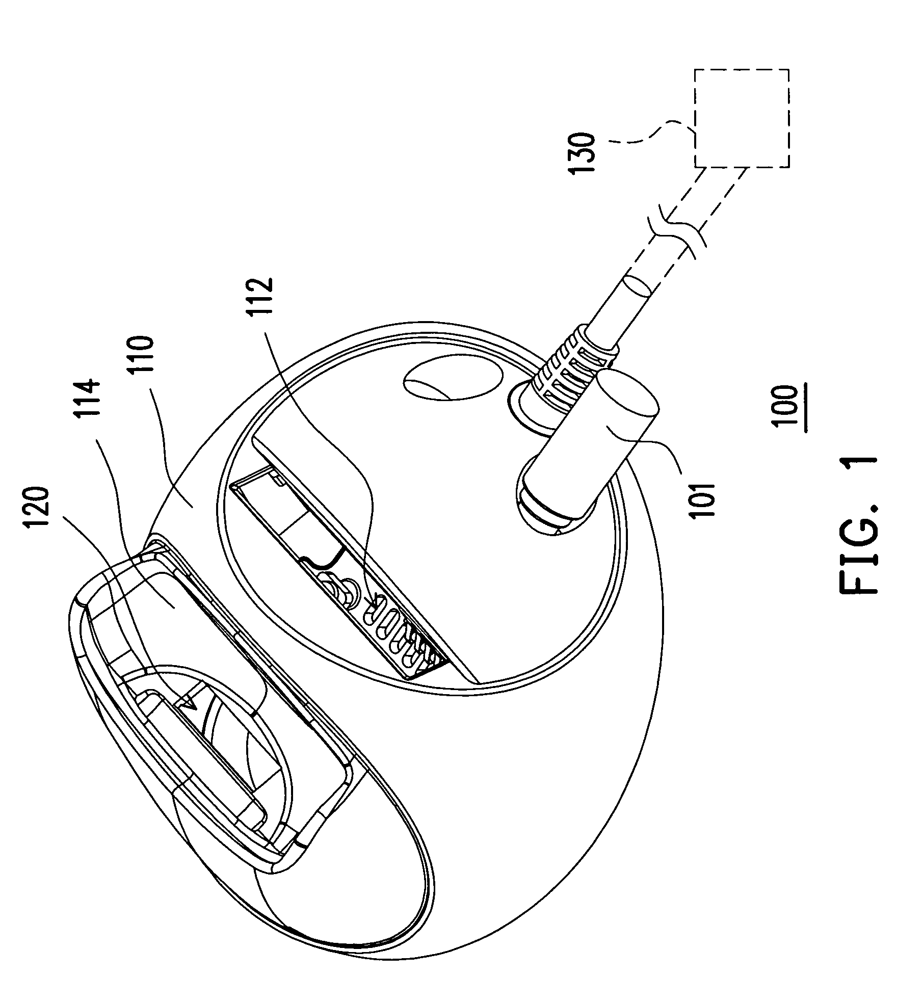 Handheld electronic device cradle with enhanced heat-dissipating capability