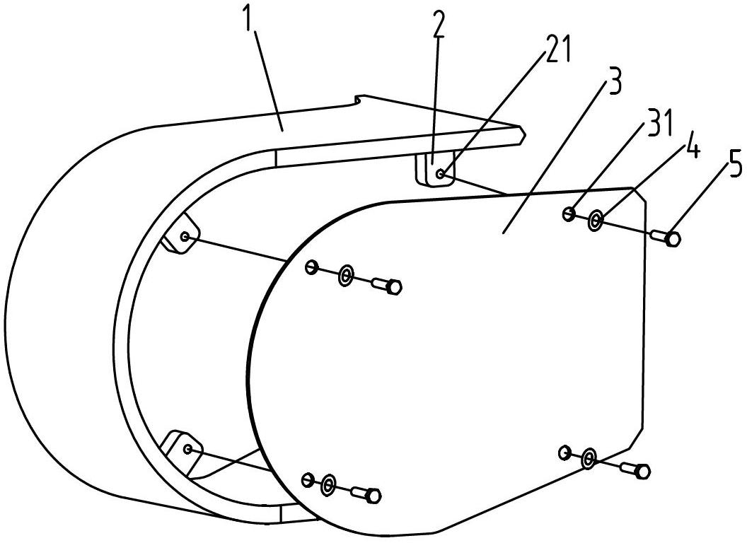 Processing method for welding supports on irregular plate