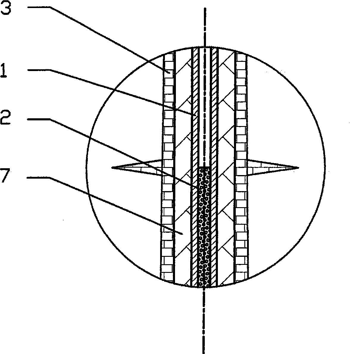 Heat pipe type transformer tube