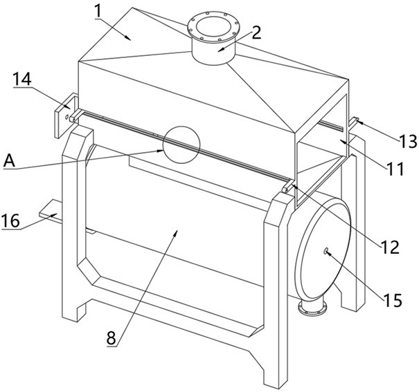 A kind of chemical industry sewage environmental protection treatment device