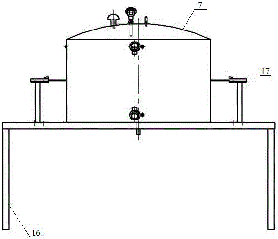 Storage tank implosion multi-field coupling experimental testing device