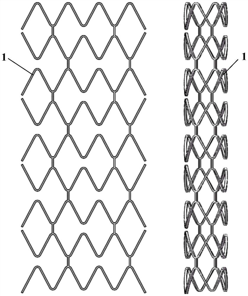 An orderly and completely degradable covered bilayer stent