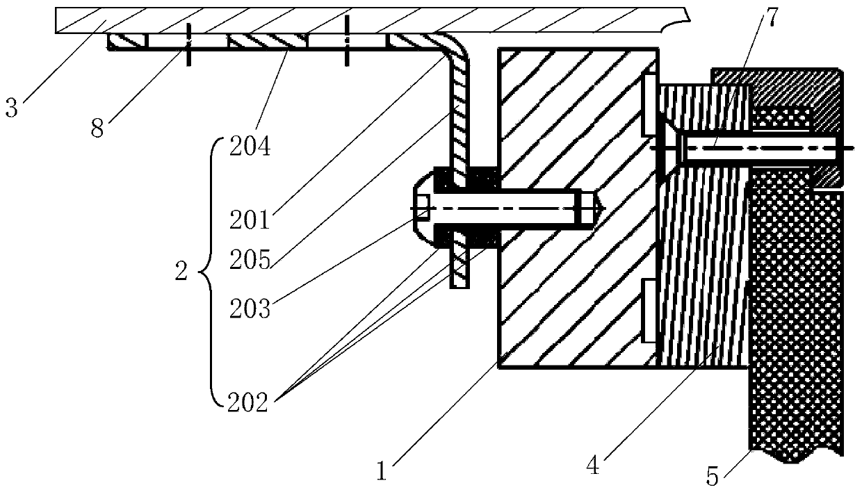 Door lock mounting structure, distribution robot and cabinet door locking method based on electromagnetic lock