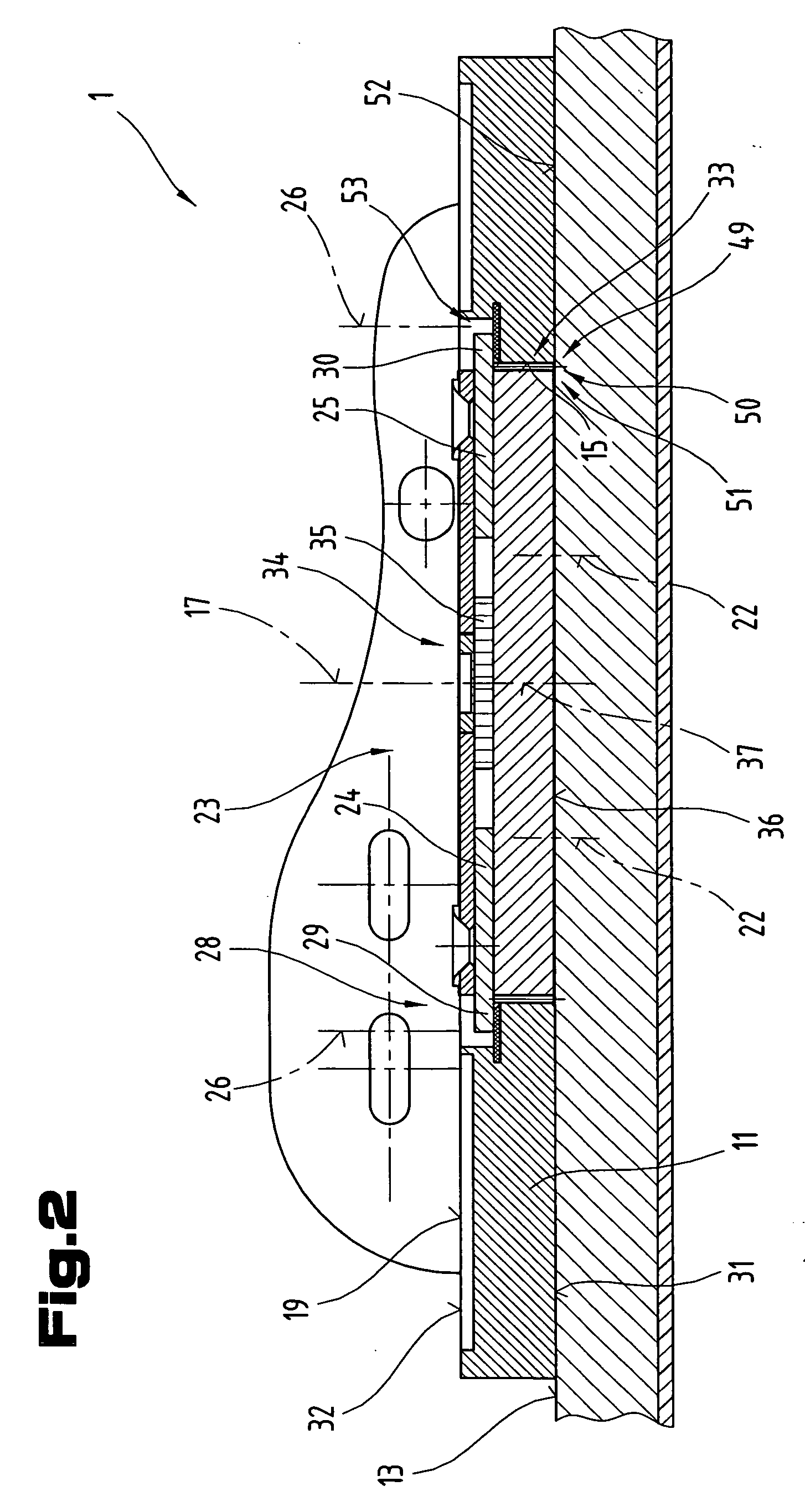 Binding unit for sports devices, in particular for a snowboard
