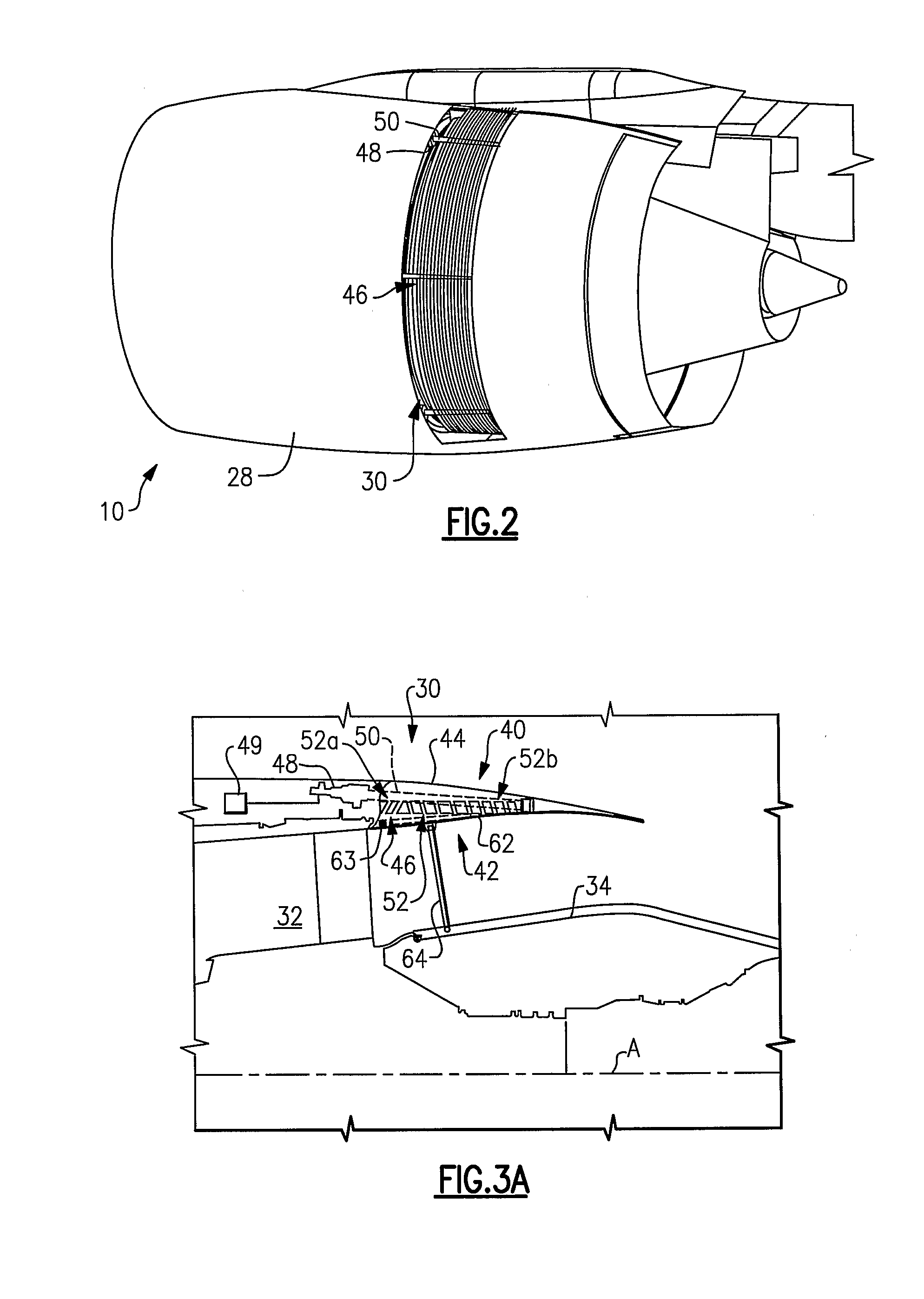 Dual function cascade integrated variable area fan nozzle and thrust reverser
