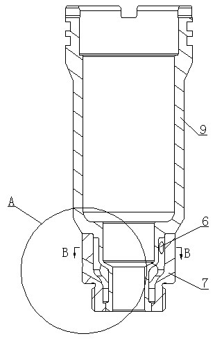 Oil injector bush