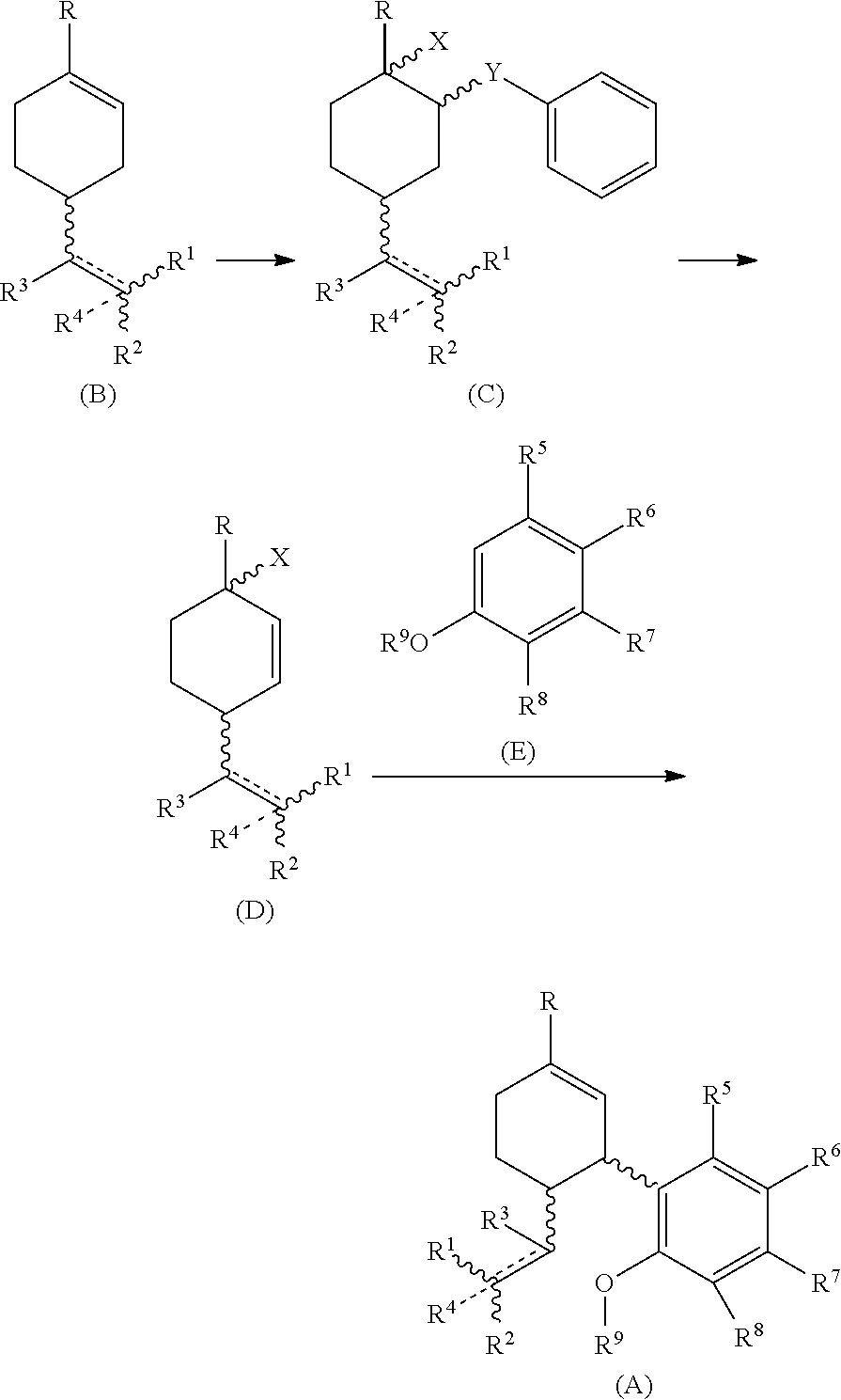 Process for the synthesis of cannabidiol and intermediates thereof