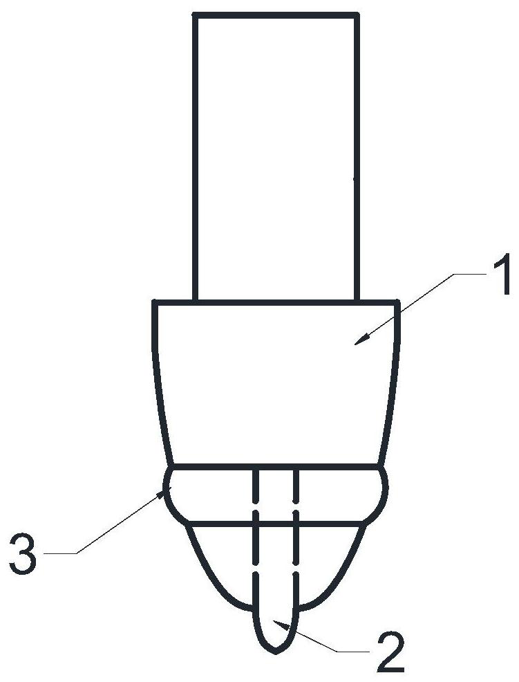 A pick used for drilling into sand and gravel soil layer and its preparation method