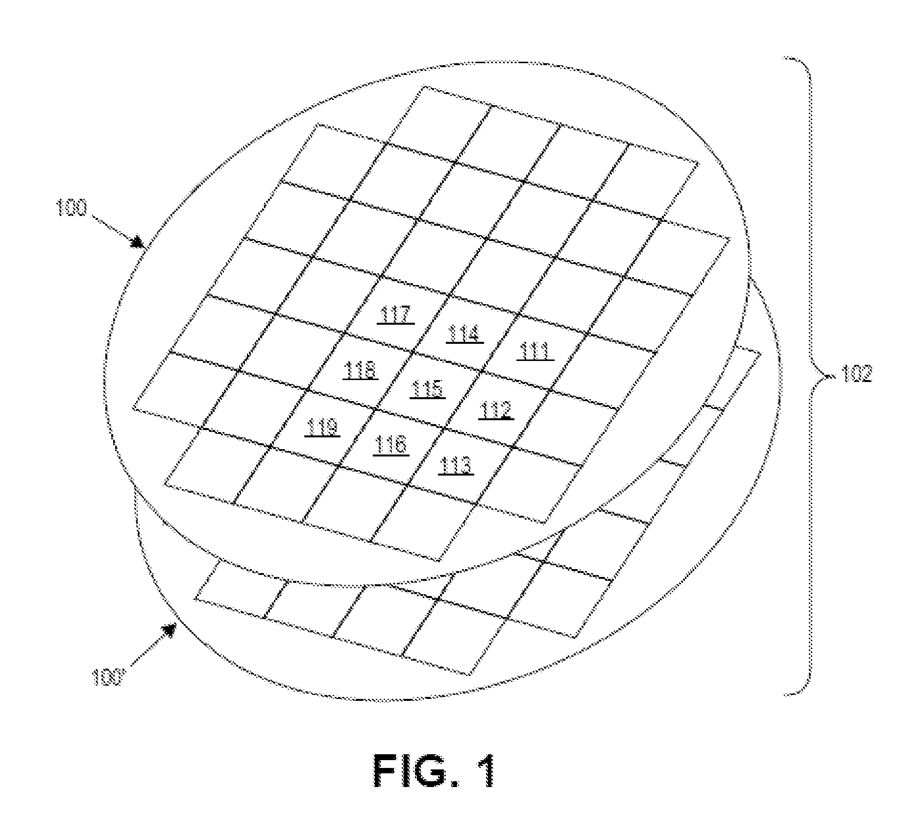 Stacked chip image sensor with light-sensitive circuit elements on the bottom chip
