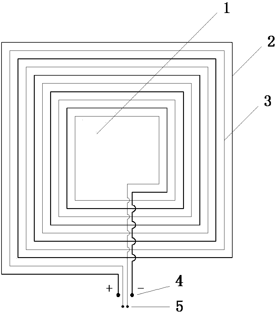 A coil for transient electromagnetic exploration and its application method