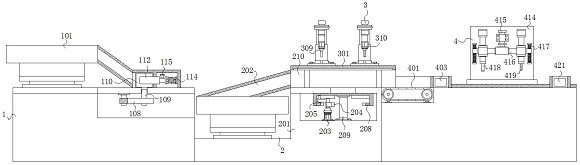 Special-shaped nut machining equipment capable of detecting internal and external threads