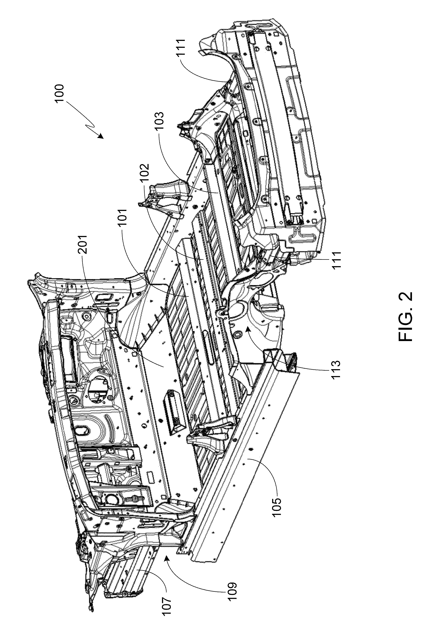 System for absorbing and distributing side impact energy utilizing a side sill assembly with a collapsible sill insert