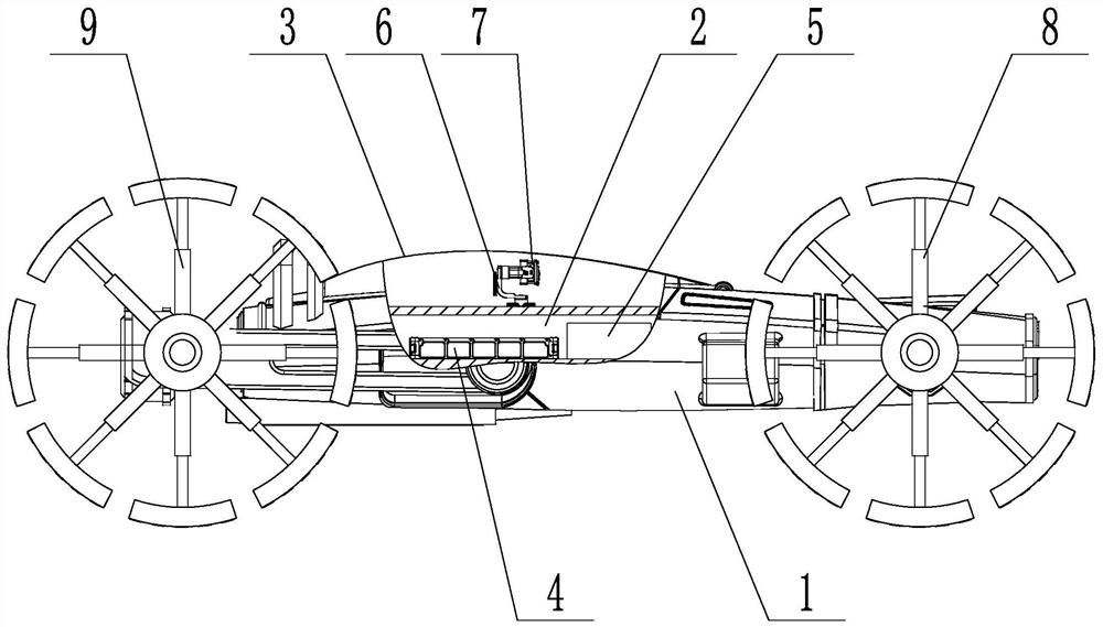 Urban sewer BIM model data acquisition device