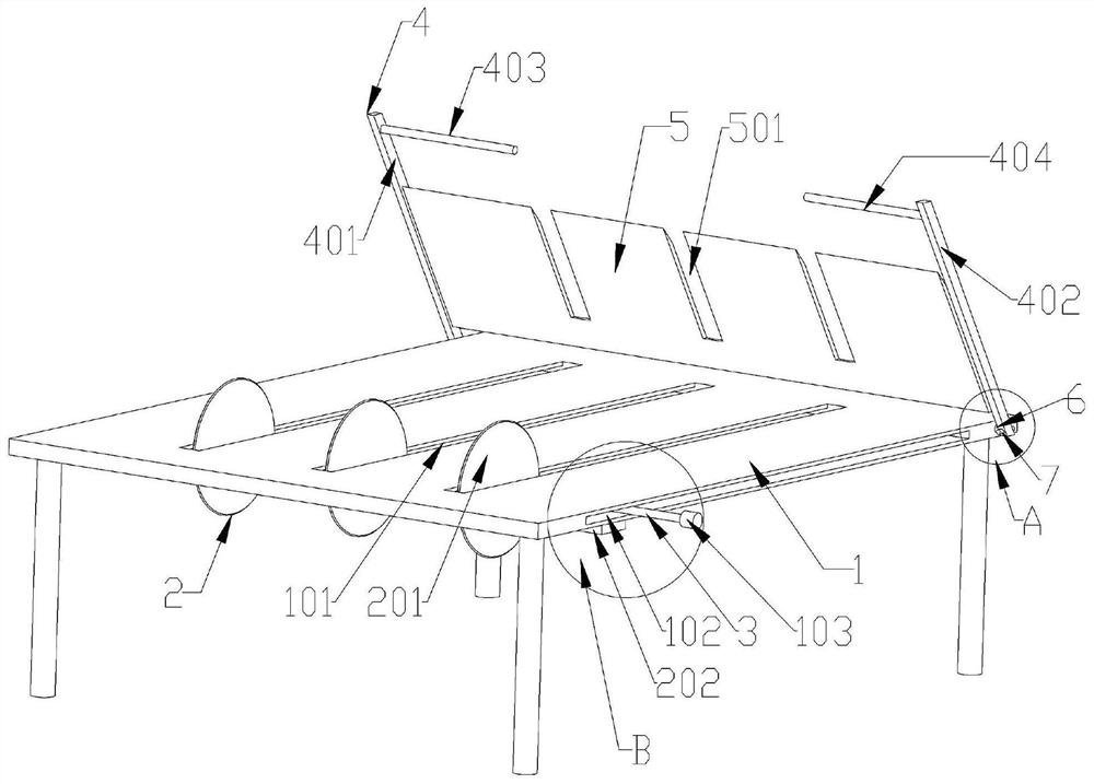 A firework paper tube cutting table