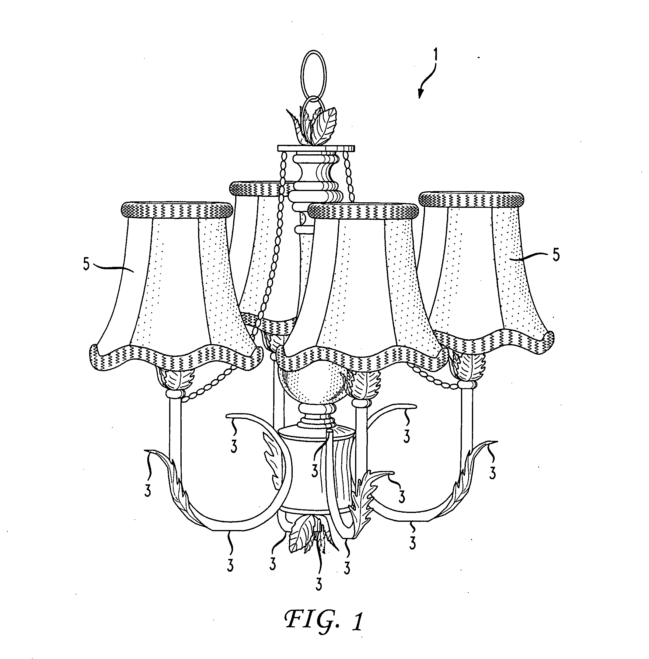 Interchangeable adornments for lighting fixtures, household apparatuses and fixtures and the like