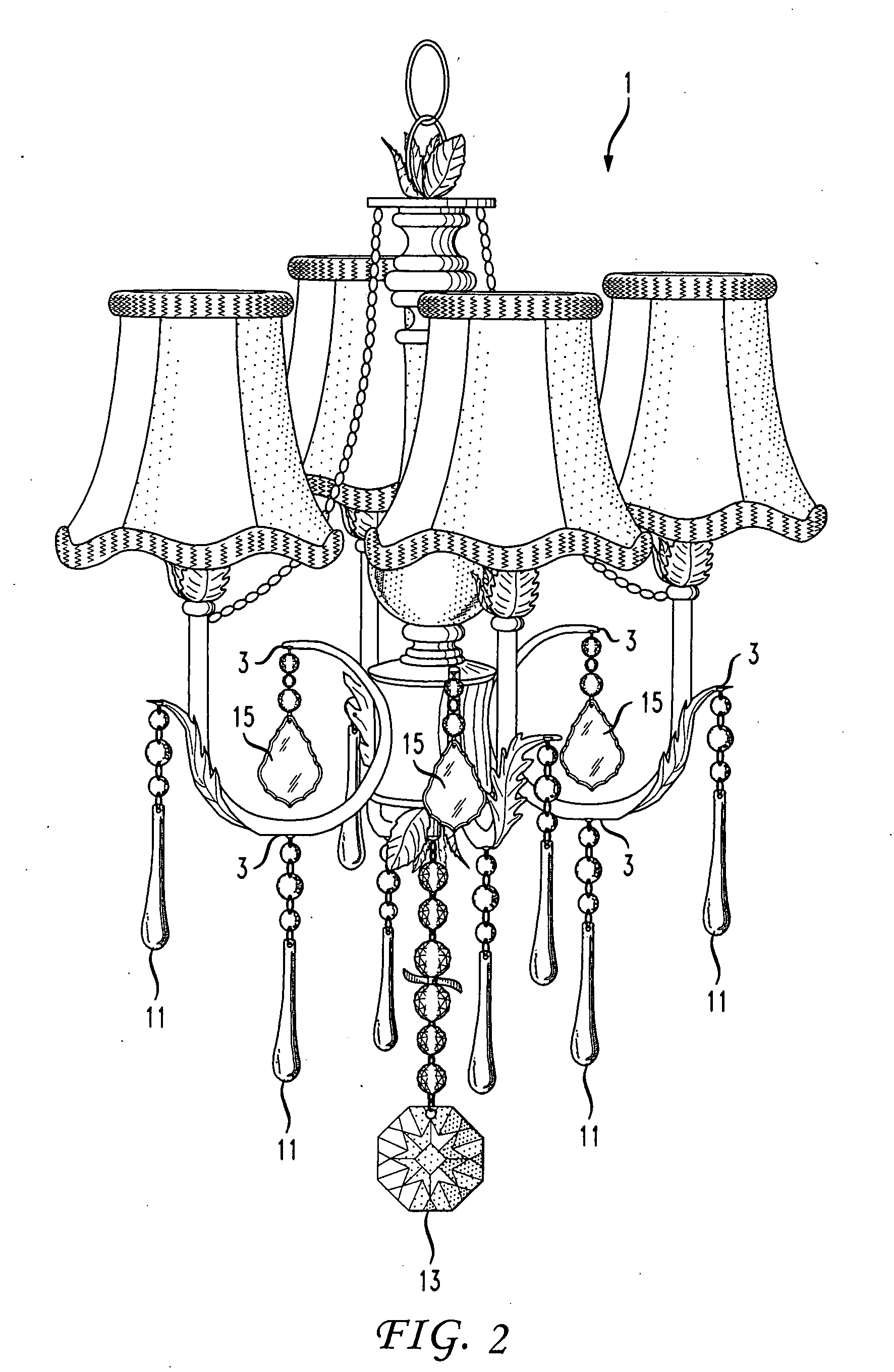 Interchangeable adornments for lighting fixtures, household apparatuses and fixtures and the like