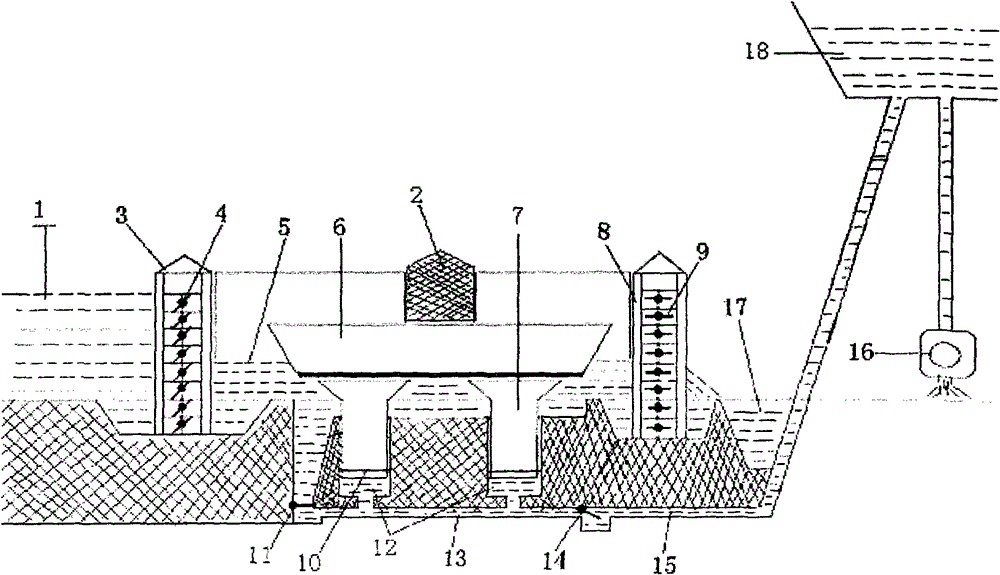 Device for generating power and desalinating seawater by using tidal energy