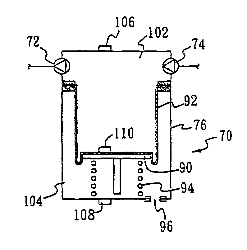 Diaphragm pump and anode stream recirculation system using such pump for a fuel cell