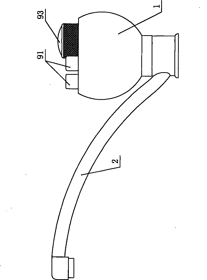 Key type water outlet device