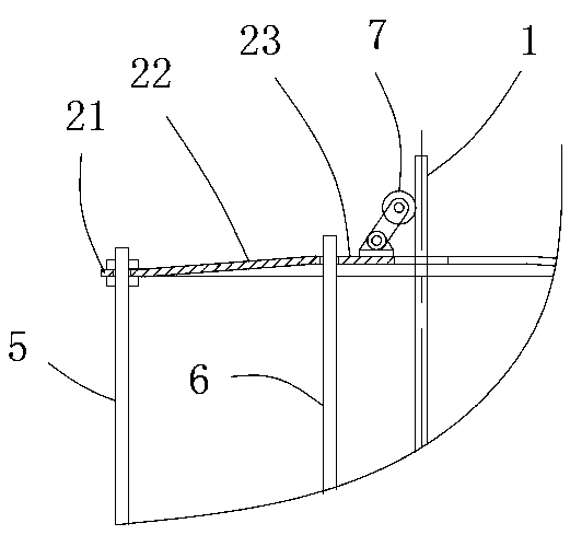 Automatic climbing device for gate steel wire rope