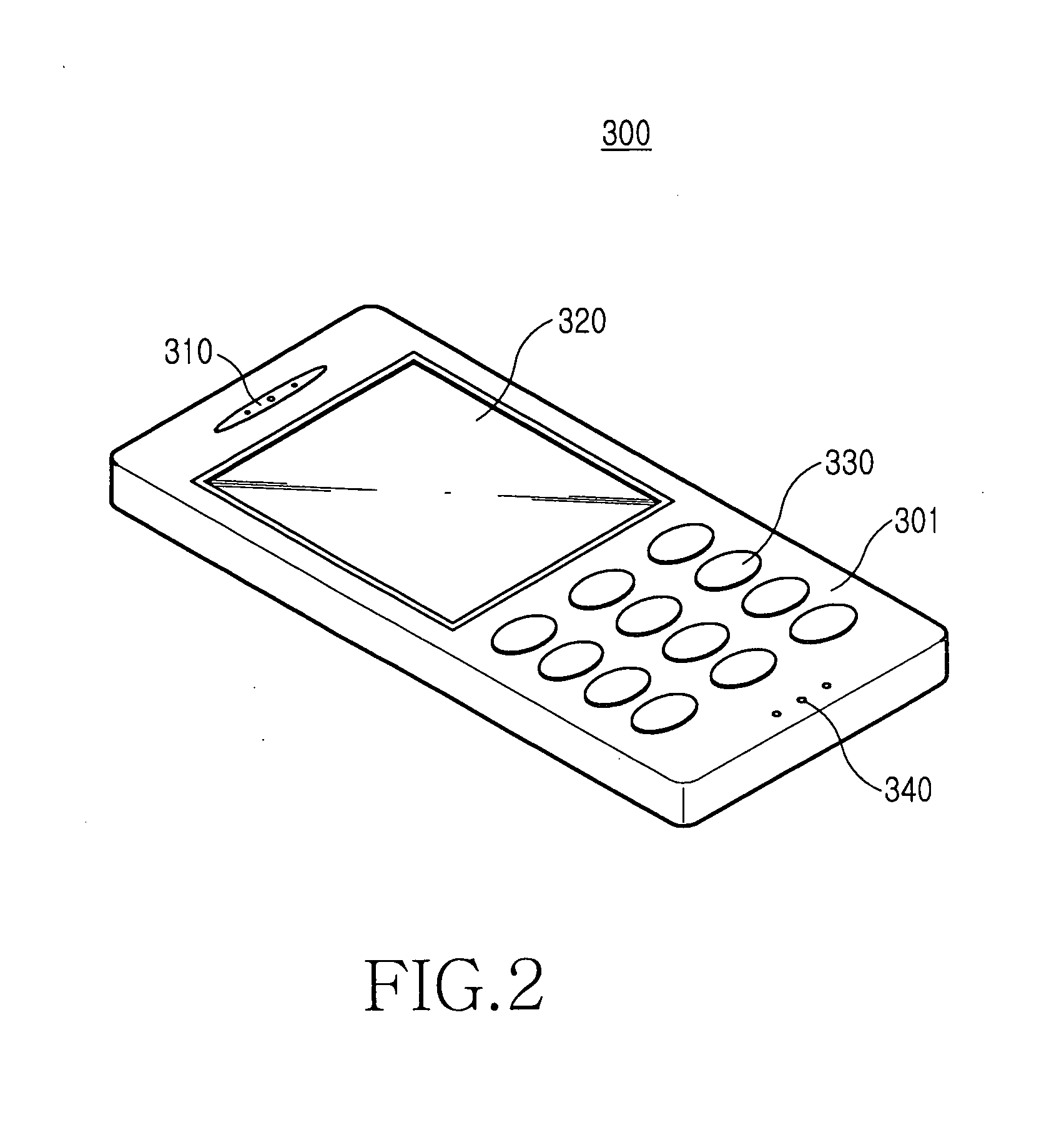Keypad assembly for portable terminal