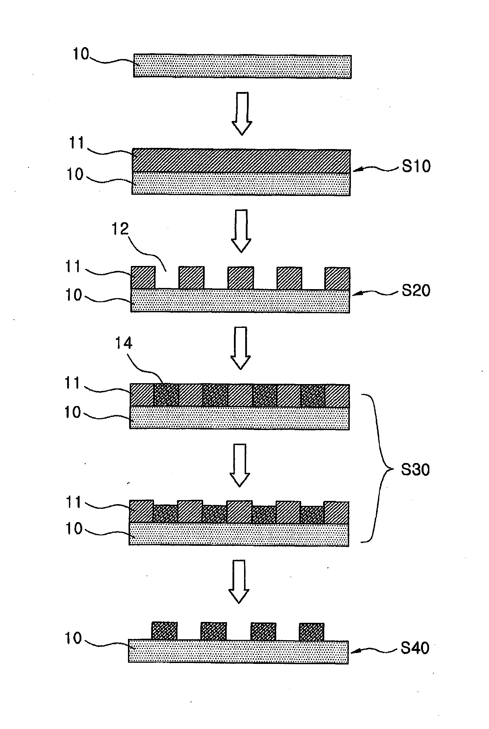 Method for Fabricating Blackened Conductive Patterns