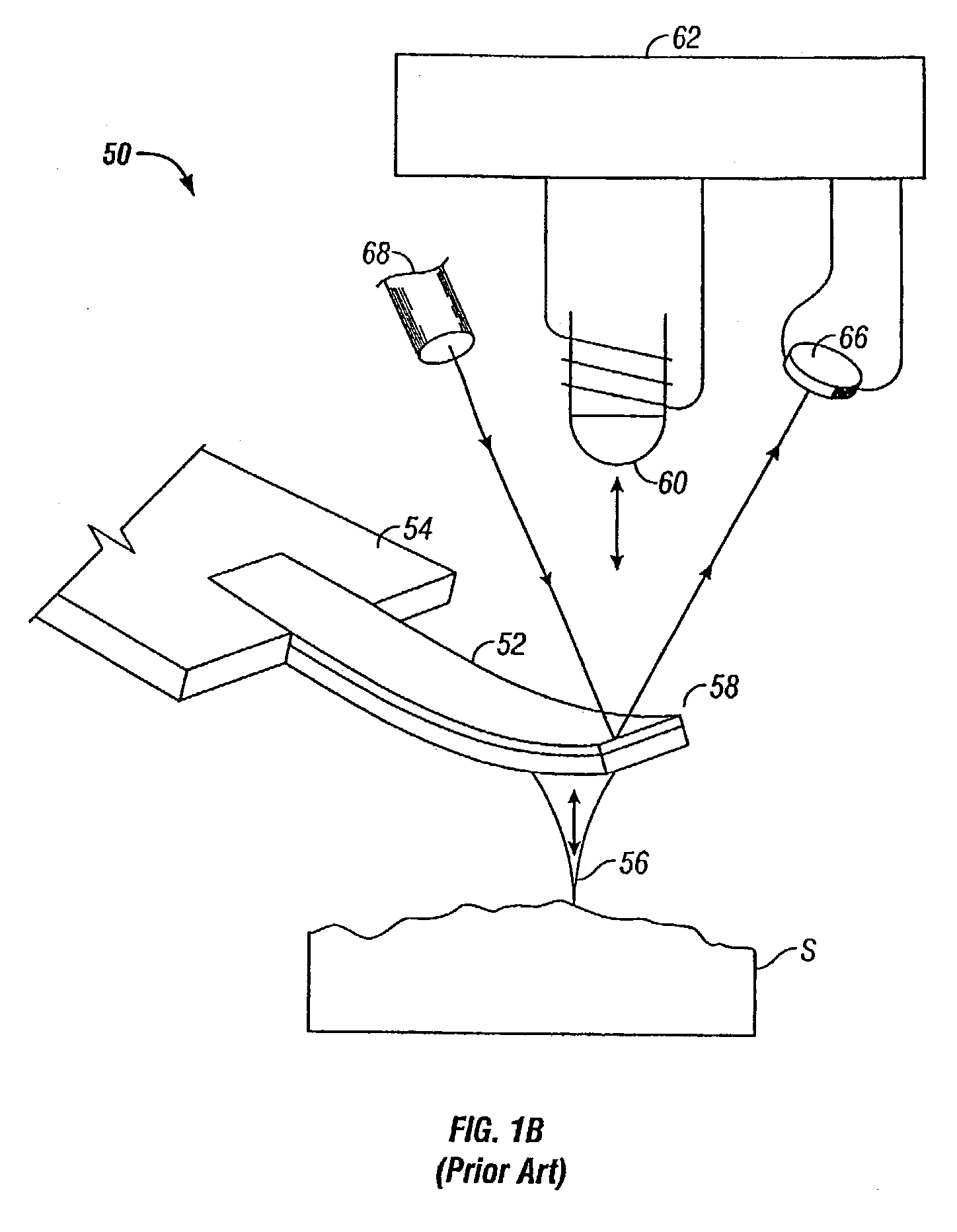 Method and apparatus for the actuation of the cantilever of a probe-based instrument