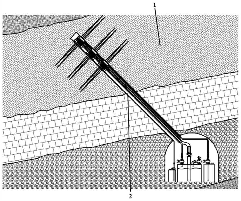 A staged fracturing method of cryogenic fluid for upward drilling