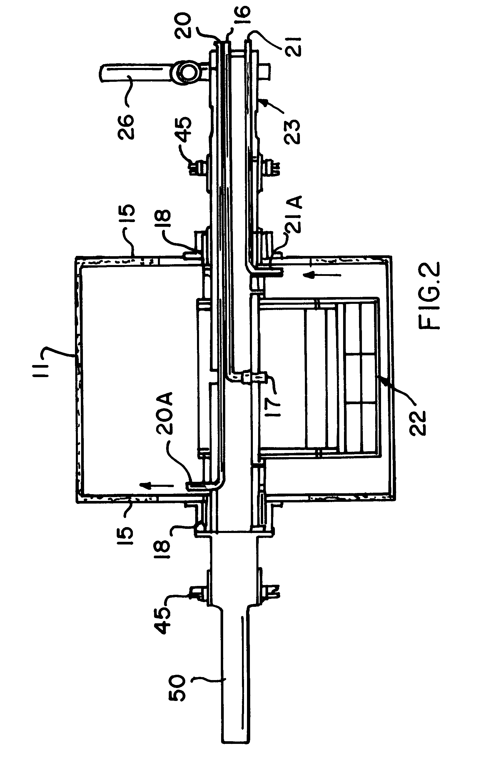 Hot magnetic separator process and apparatus