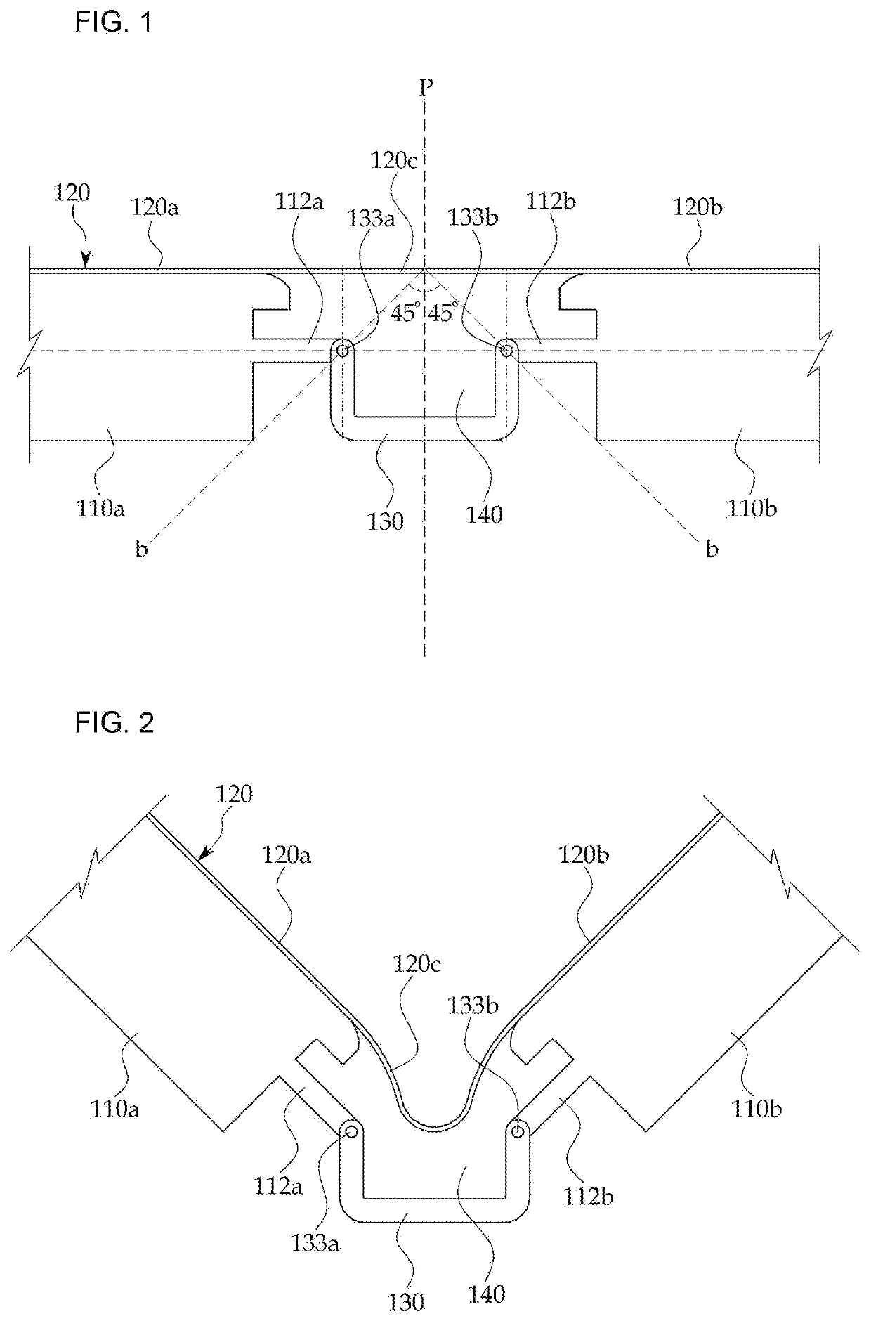 Hinge structure for foldable device having flexible display panel