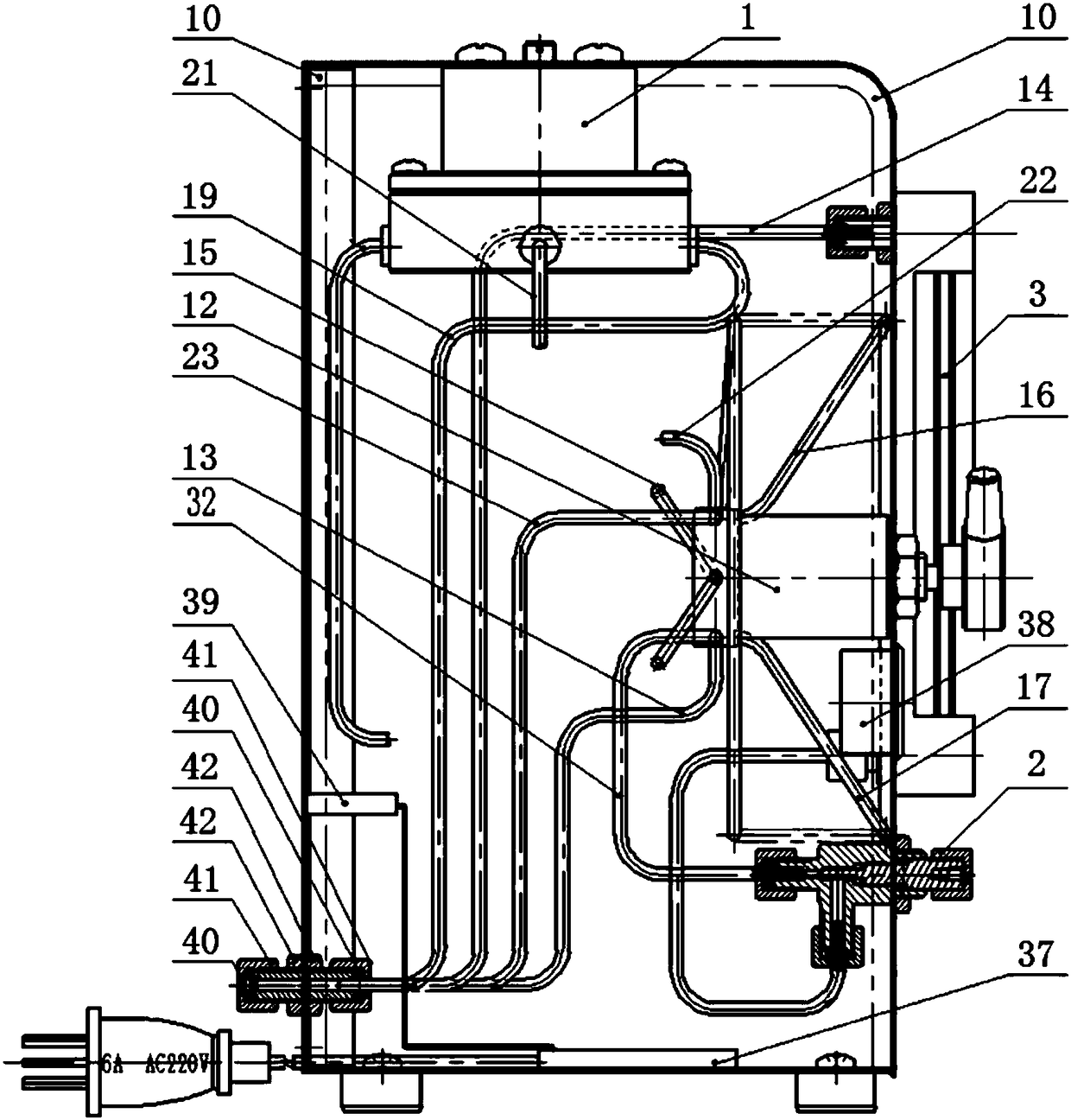 A dual-capacity gas differential pressure injection-suction balanced mixed-flow quantitative sampling device