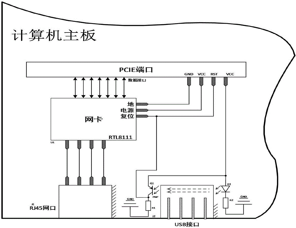 USB insertion detection, physical-layer breaking method, safe computer and financial information safety system