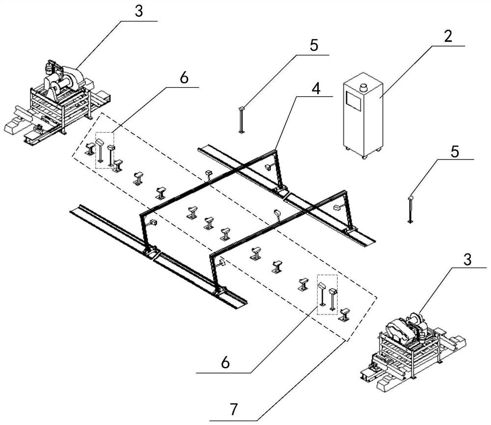 A Ground Track Changing Test Device for Gauge Changing Bogies