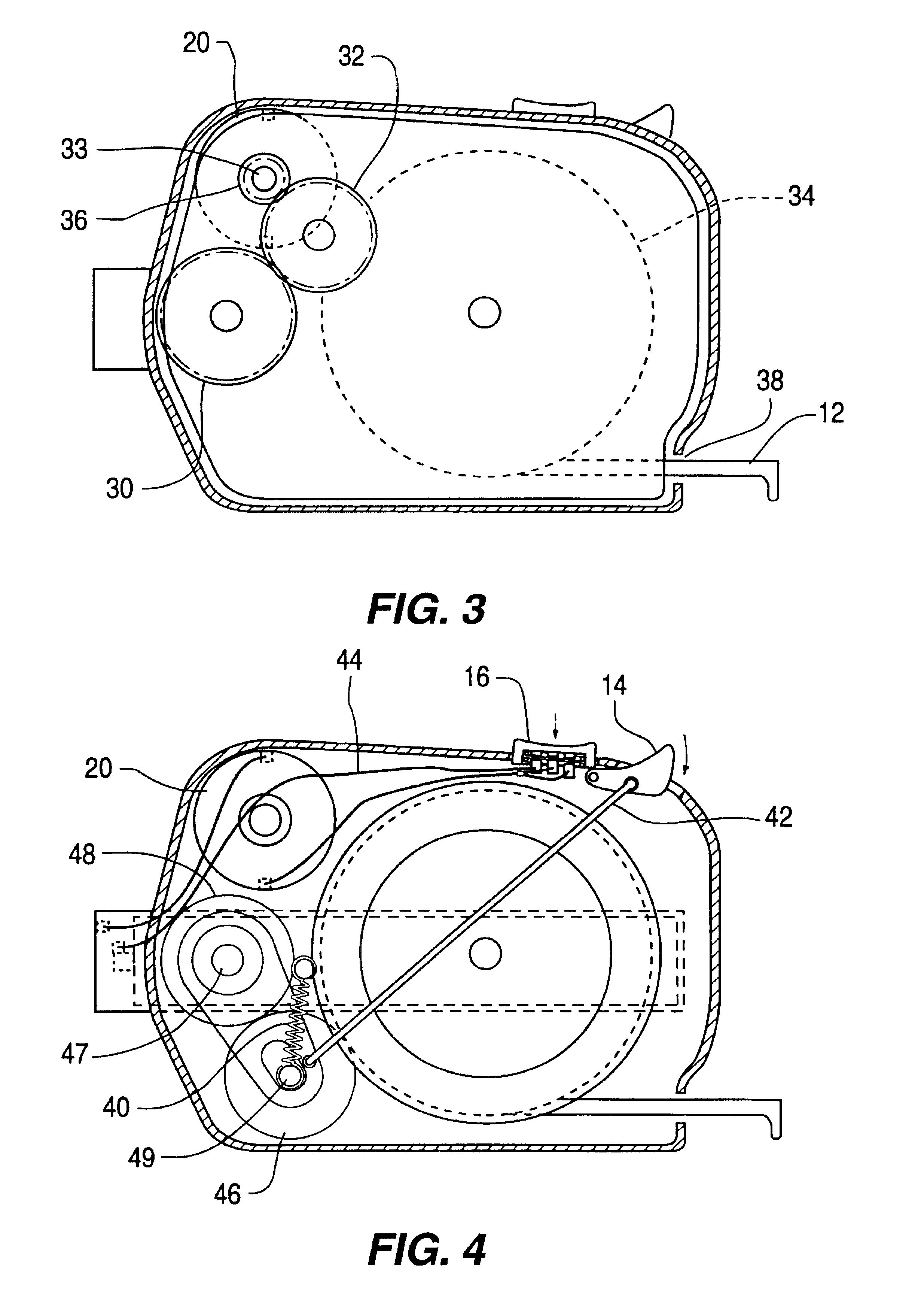 Power operated tape measure