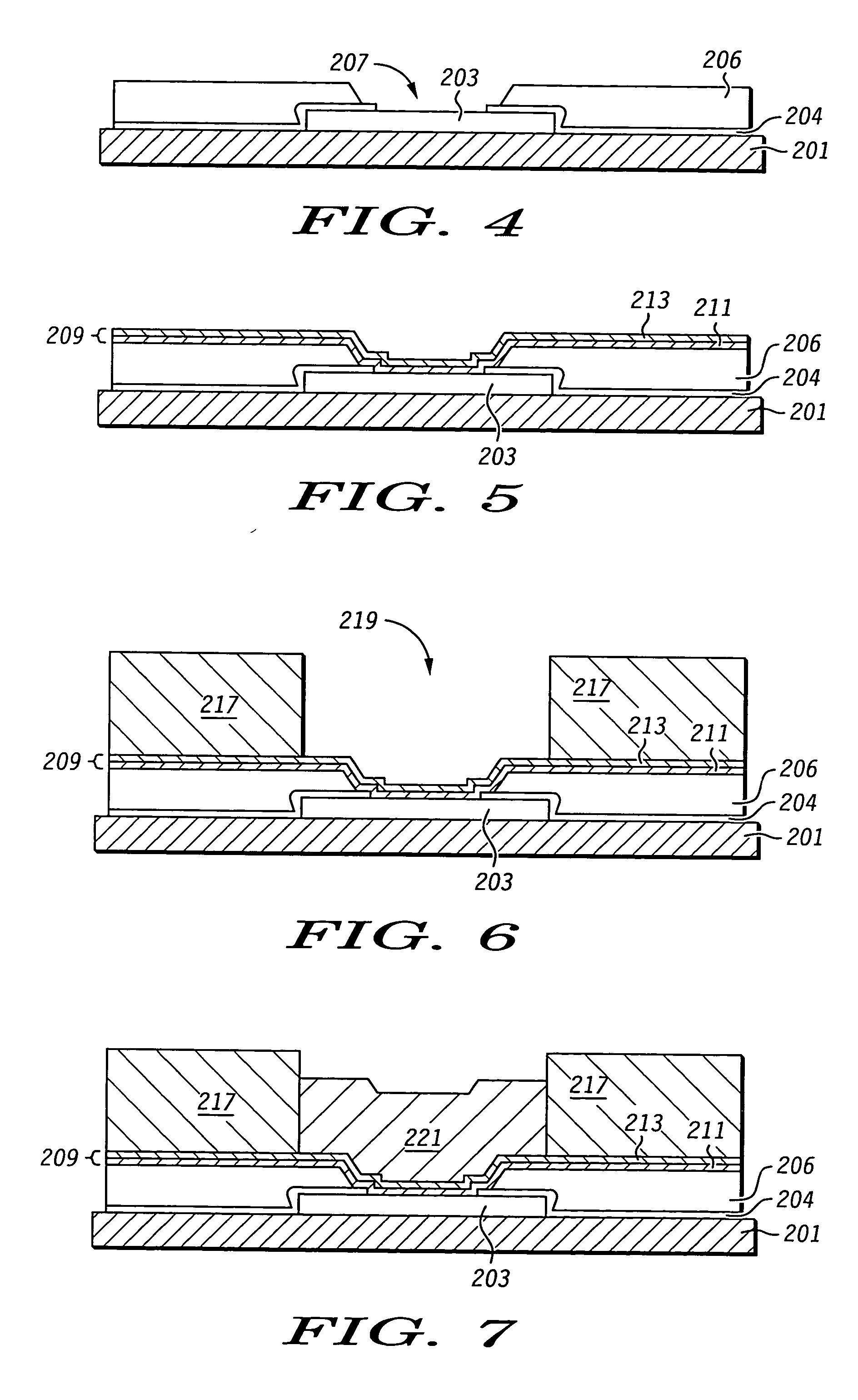 Semiconductor device with strain relieving bump design