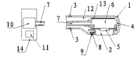Probe and treatment device using probe