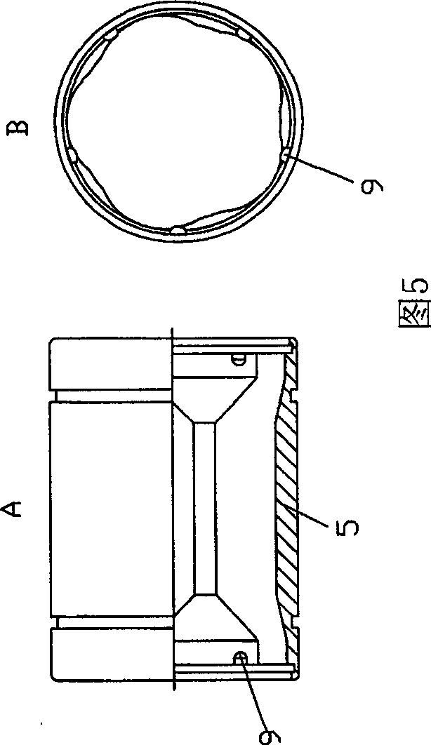 Method for manufacturing linear bearing made from full stainless steel