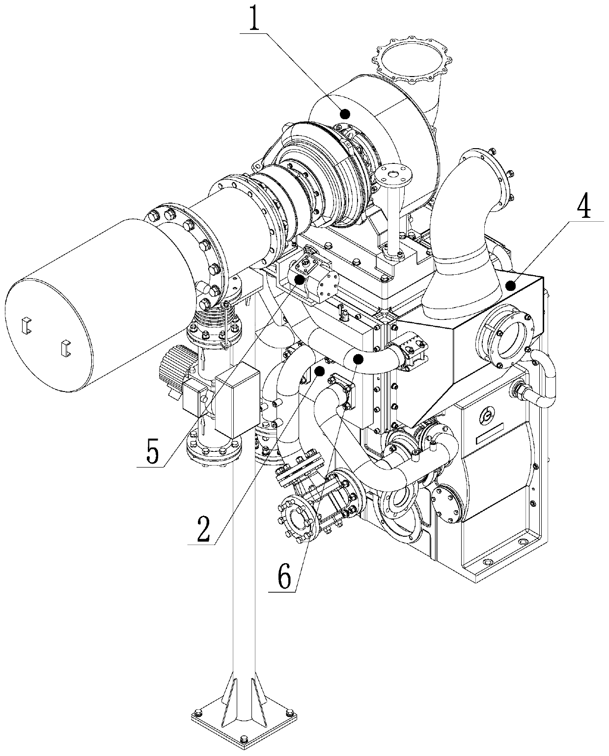 Power control mechanism of gas engine