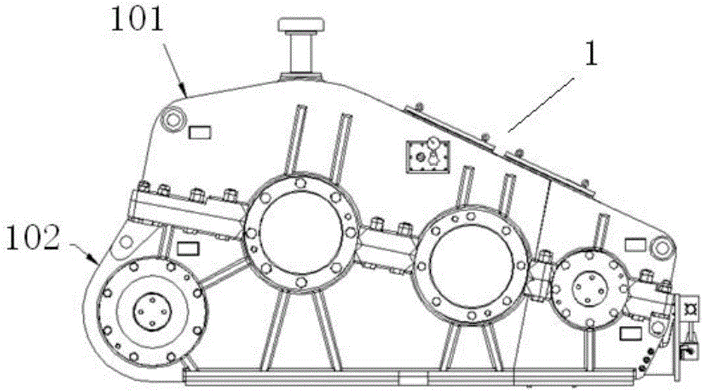 Mechanical transmission system of drilling rig winch