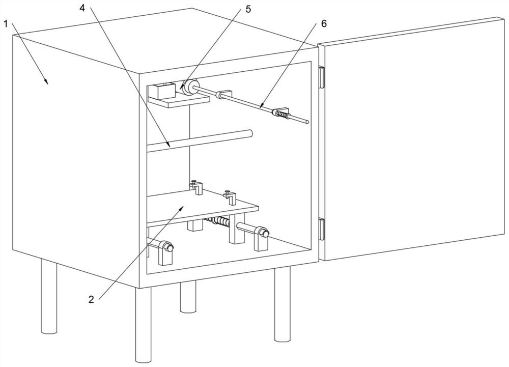 Painting device based on whole household wood set and capable of achieving angle limiting and diffusion prevention