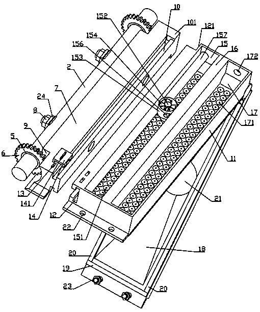 Automatic equipment cleaning device