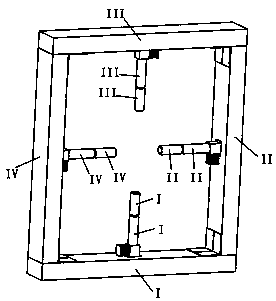 A camera clamping and object supporting device for binocular vision shooting