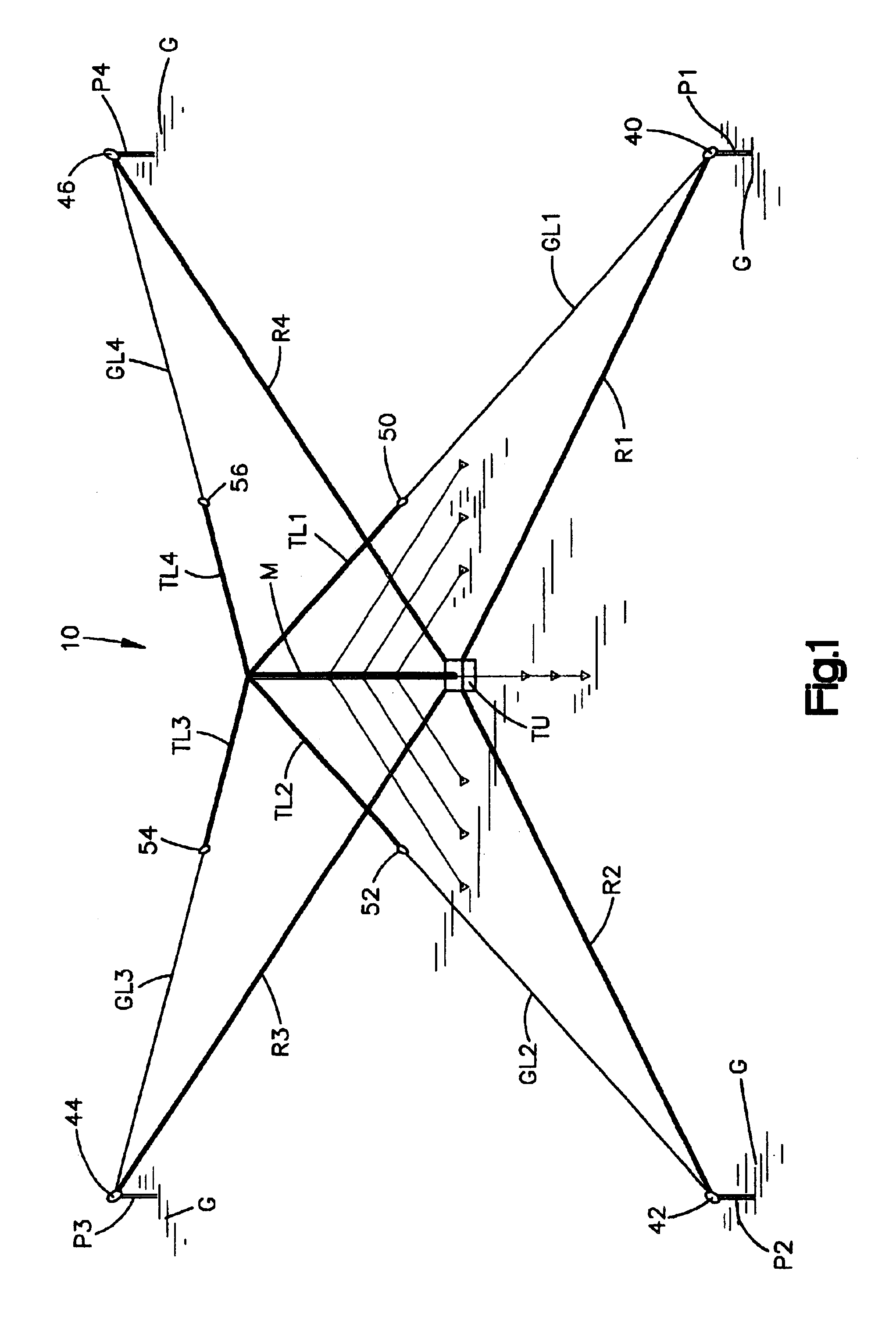 Antenna system utilizing elevated, resonant, radial wires