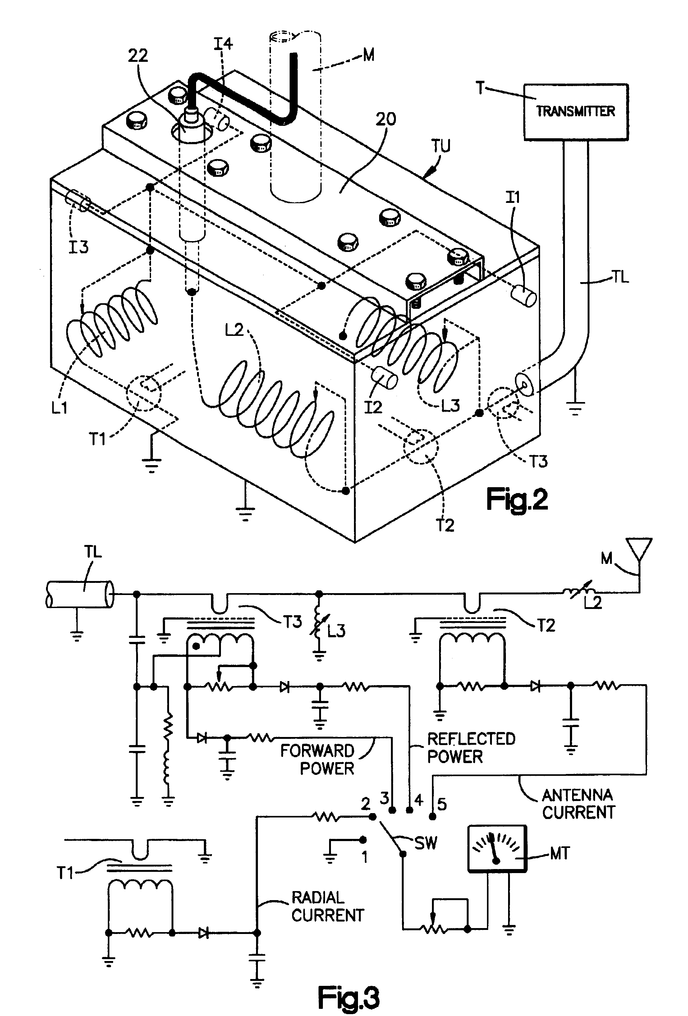Antenna system utilizing elevated, resonant, radial wires