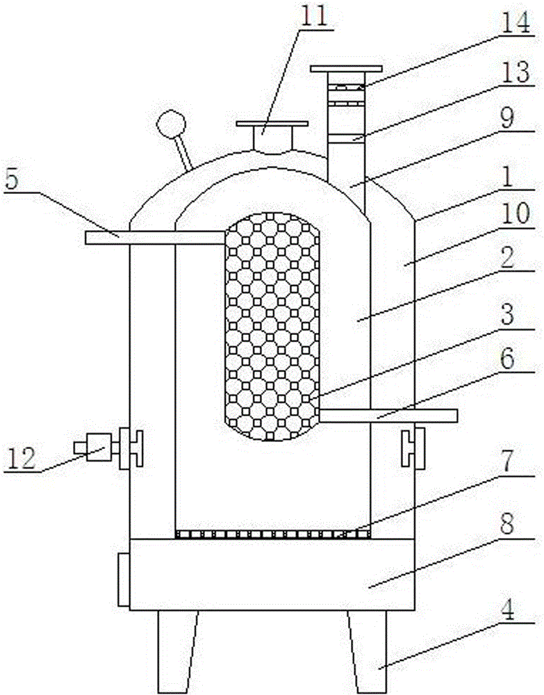 Efficient steam and hot water boiler