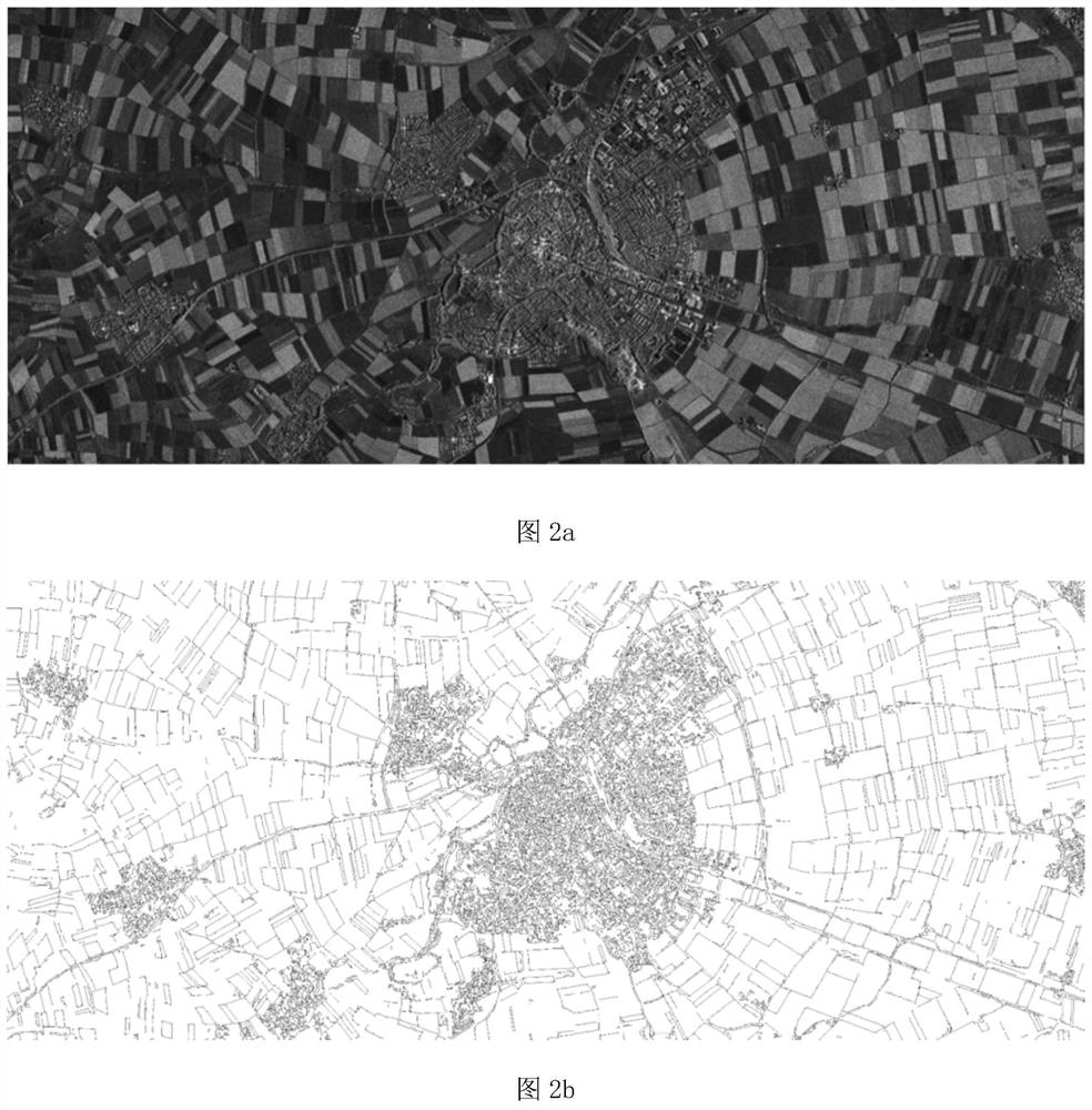 A method for extracting clustered areas of sar images based on the nearest neighbor connection of semantic line segments